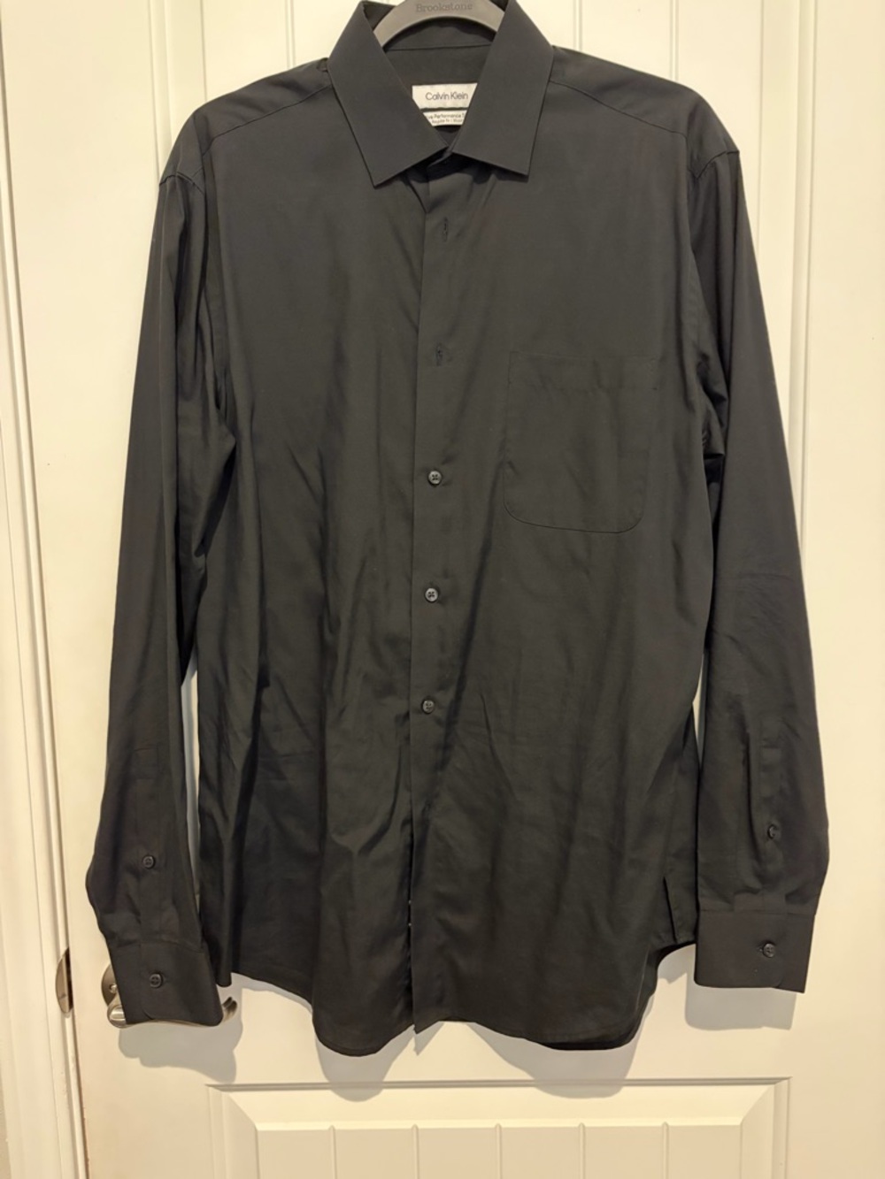 Calvin Klein Men's Dark Charcoal Dress Shirt